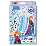 Алмазная мозаика фигурная на подставке 10*15 см снежная принцесса МУЛЬТИ АРТ