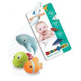 Игрушка для ванны морские животные 3 шт., сетка, хенгтег КАПИТОШКА