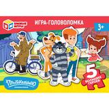Простоквашино. СОЮЗМУЛЬТФИЛЬМ. Игра-головоломка с фигурными деталями. Умные игры