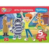 Простоквашино. СОЮЗМУЛЬТФИЛЬМ. Игра-головоломка с фигурными деталями. Умные игры