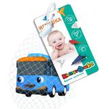 Игрушка пластизоль для ванны АВТОБУС, в сетке КАПИТОШКА