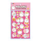 Наклейки зефирные Molang моланг MultiArt