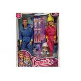 Набор кукол София, Алекс, дочь, руки и ноги сгиб., кор. КАРАПУЗ