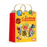 Пакет подарочный креативный СОЮЗМУЛЬТФИЛЬМ ml,190 гр/м2 ЧУДО ПРАЗДНИК