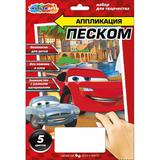 Аппликация песком матовая тачки 17*23 см МУЛЬТИ АРТ
