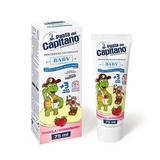 Зубная паста Pasta del Capitano Baby Strawberry +3 Клубничная 75 мл детская