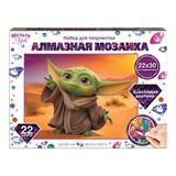 Алмазная мозаика 22*30 малыш йода MultiArt