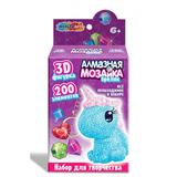 Фигурка-брелок алмазной мозаикой единорог МУЛЬТИ АРТ