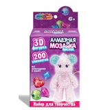 Фигурка-брелок алмазной мозаикой мишка МУЛЬТИ АРТ
