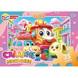 Сладкие машикнки. Макси-пазлы в коробке. 35 деталей.180х127х35 мм. Умные игры 