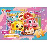 Сладкие машинки. Пазлы в коробке 80 деталей. 130х90х25 мм. Умные игры в уп.16шт