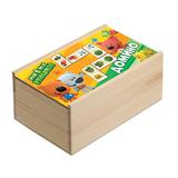 Игрушка деревянная домино Ми-ми-мишки термопленка Буратино