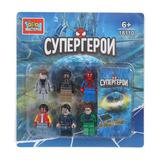Конструктор фигурки супергерои -6 шт. Город мастеров 
