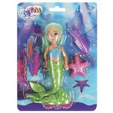 Кукла русалка 14 см, с акс., блист. Тутти