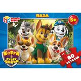 Корги & Суперщенки. Пазлы в коробке 80 деталей. 130х90х25 мм. Умные игры в уп.16шт