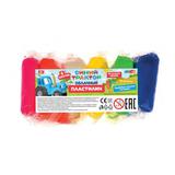 Легкий пластилин СИНИЙ ТРАКТОР 6 цв. 10 гр. MultiArt