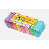 Легкий пластилин Три Кота 8 цветов (классика+блёстки) MultiArt