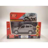 Машина металл LADA NIVA travel 12 см, двери, инер,серый, кор. Технопарк