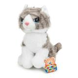 Игрушка мягкая кошка серая 22см, без чипа, в пакете МУЛЬТИ-ПУЛЬТИ 
