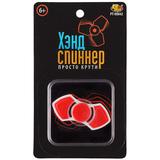 Спиннер прямоугольный, пластиковый, красный