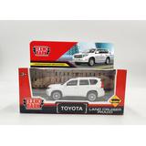 Машина металл TOYOTA LAND CRUISER PRADO 10,5см,инерц,белый,Технопарк