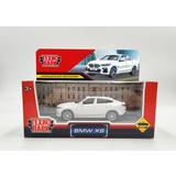 Машина металл BMW X6 длина 10,5 см, инерц, белый, -