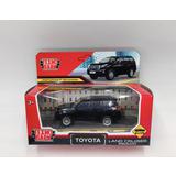 Машина металл TOYOTA LAND CRUISER PRADO длина 10,5 см, инерц, черный, Технопарк