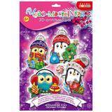 Новый год 3Д аппликация. Новогодние игрушки своими руками - 2