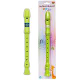 Музыкальный инструмент ABtoys ДоРеМио Весёлый оркестр Флейта салатовая