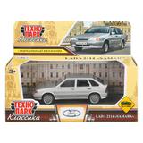 Машина металл LADA lada 2114 длина 10,5 см, инерц, серебристый, кор. Технопарк 
