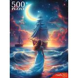 Пазлы 500 Девушка у ночного моря