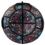 Тюбинг Hubster Люкс Pro S Звезды черные 100 см