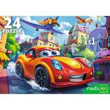 Пазлы MAXI 24 Веселая машинка и самолёты