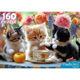 Пазлы 160 Три котенка на столе