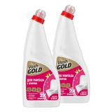 Гель для чистки унитазов VASH GOLD с Гипохлоритом 750 мл 2шт