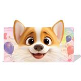 Конверт для денег корги, фигурный, поздравляю ЧУДО ПРАЗДНИК уп-10шт 