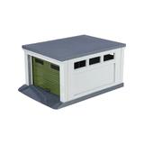 Гараж для машинок,серый, 187х136х95 мм