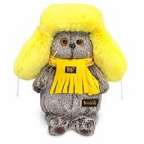 Басик в желтой меховой шапке 22 см