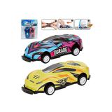 Набор машин 2шт., металлические, инерционные, при столкновении подпрыгивают, пакет, в ассортименте