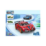 Машина инерционная, свет, звук, в комплекте тестовые батарейки AG13/LR44*3шт., пакет, в ассортименте