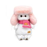 BUDI BASA Кошка Ли-Ли в меховой шапке и шарфе 27см