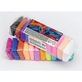 Легкий пластилин 12 цв. 10 гр, спайдер MultiArt