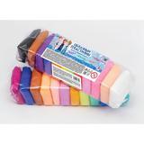 Легкий пластилин 12 цв. 10 гр, снежная принцесса MultiArt