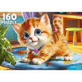 Пазлы 160 Милый рыжий котёнок