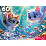 Пазлы 60 Котята под водой