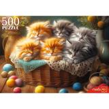 Пазлы 500 Спящие котята
