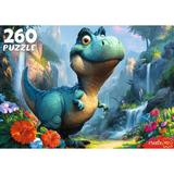 Пазлы 260 Динозавр на прогулке