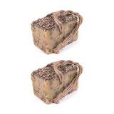 ZEITUN Authentic Алеппское мыло премиум "Лавандовый скраб" 250гр 2шт