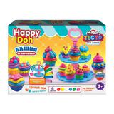 Набор для лепки с формочками этажерка с пирожными, 24 см HAPPY DOH