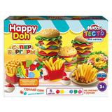 Набор для лепки с формочками бургер и картошка, 24 см HAPPY DOH 